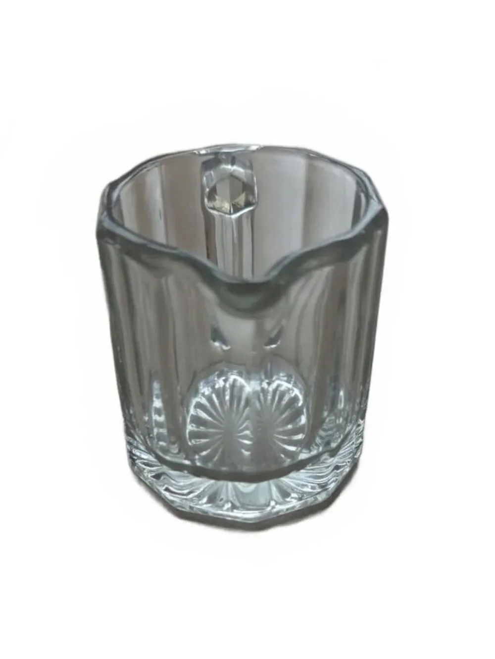 Vintage Indiana Glass Peerless Colonial Clear Mini Creamer Individual Pitcher